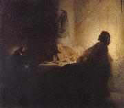 REMBRANDT Harmenszoon van Rijn The Supper at Emmaus oil on canvas